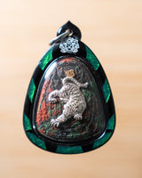 Phra Pidta Headless Hunting Tiger - LP Chanai - Camo Green (Ltd Edition)