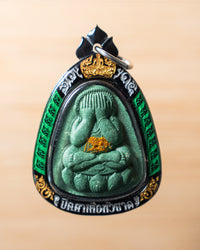 Phra Pidta Headless Hunting Tiger - LP Chanai - Nato Green