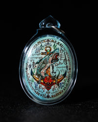 Devil Shark - Blue Sapphire - Kapaya Lineage Amulet