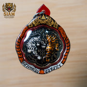 Phaya Saming Yang Tan - Twin Tiger Amulet - LP Chanai