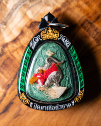 Phra Pidta Headless Hunting Tiger - LP Chanai - Nato Green